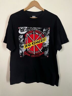 Vintage Y2K 2005 Dead Kennedys Destroy Efficiency Fiscal 1983 Tour T Shirt L